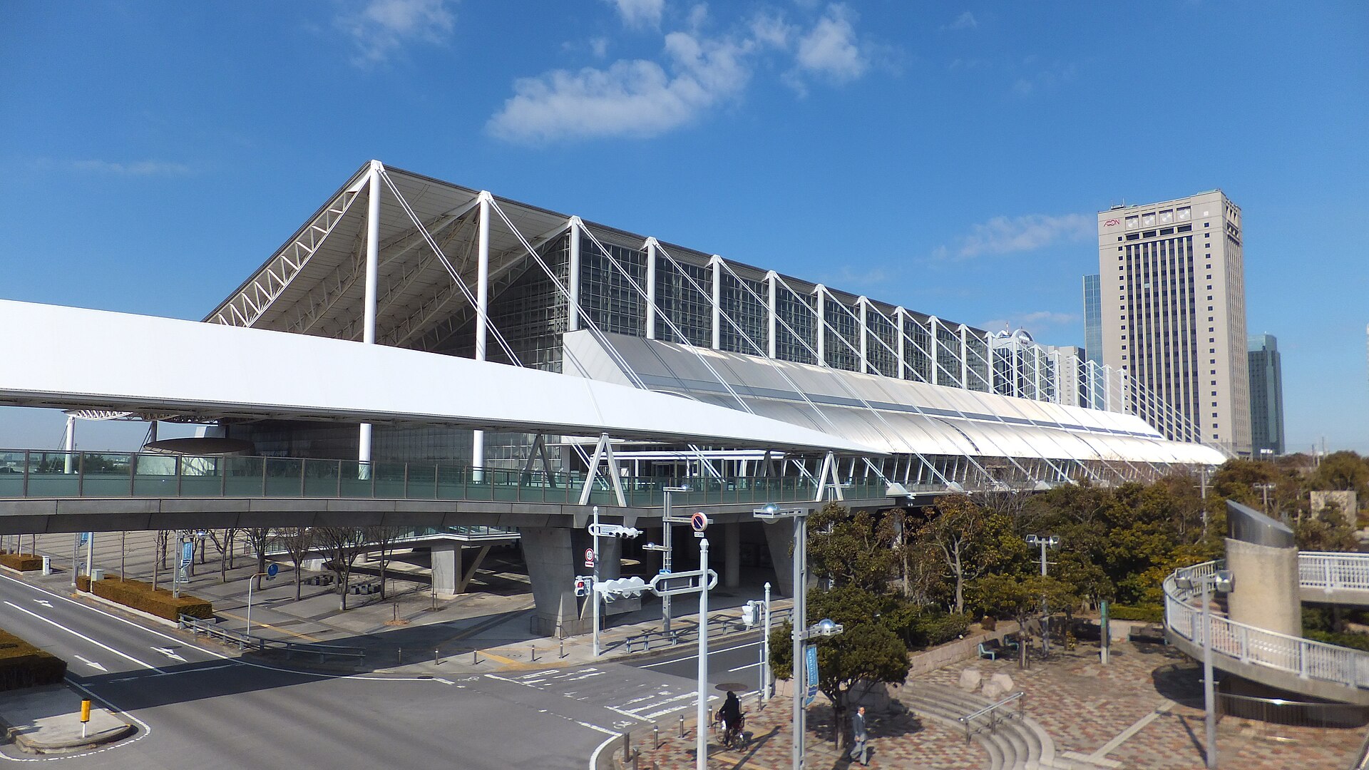 Makuhari Messe exhibition halls near Tokyo, where CEATEC is held